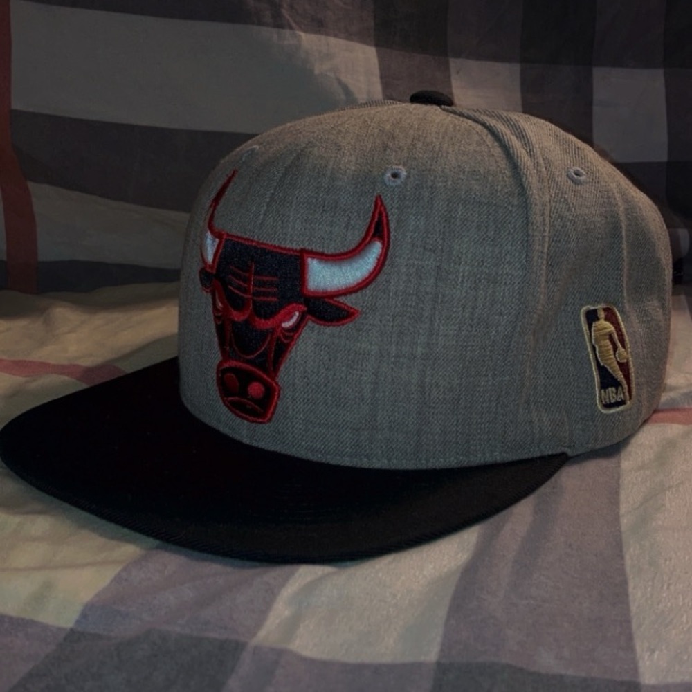 NBA Chicago Bulls snapback hat Gray Black Red snapback hat Classics Collection